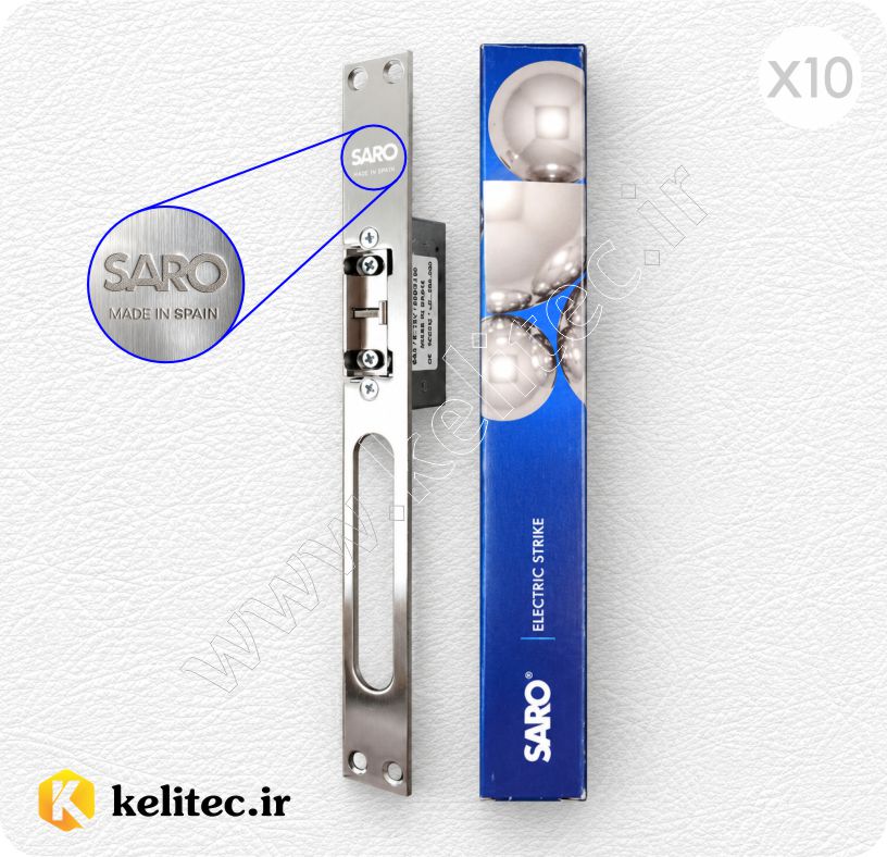 کارتن 10 تایی قفل مقابل برقی اسپانیایی SARO – برای درب ضد سرقت و معمولی اتاق